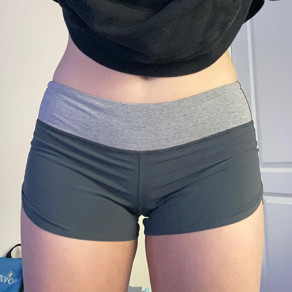 Lululemon Dark Grey Running Shorts